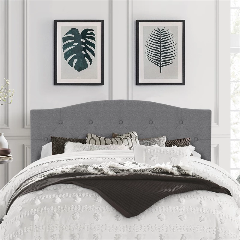 Cheapest ๐คฉ Bowery Hill Upholstered King/Cal King Headboard In Glacier Gray Fabric ๐ - Image 3
