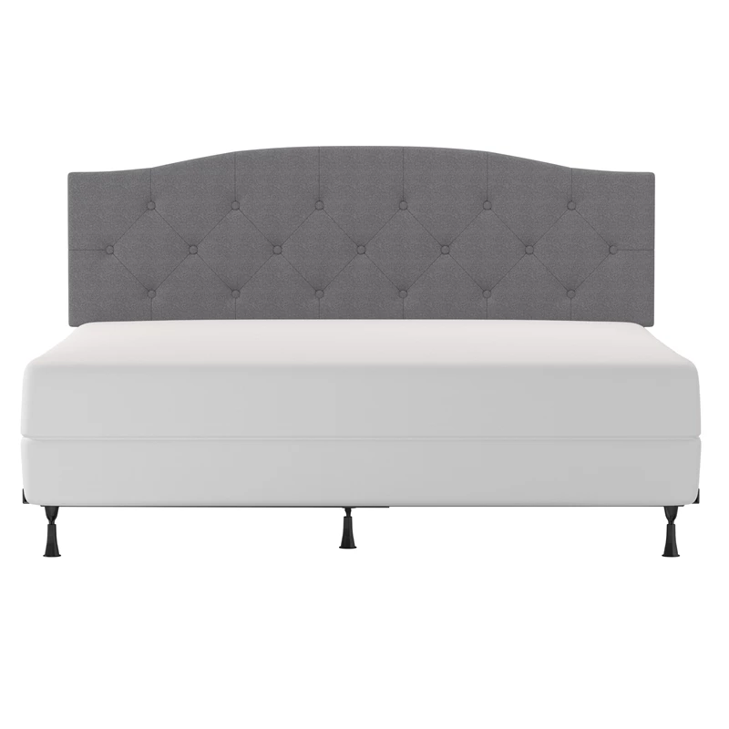 Cheapest ๐คฉ Bowery Hill Upholstered King/Cal King Headboard In Glacier Gray Fabric ๐