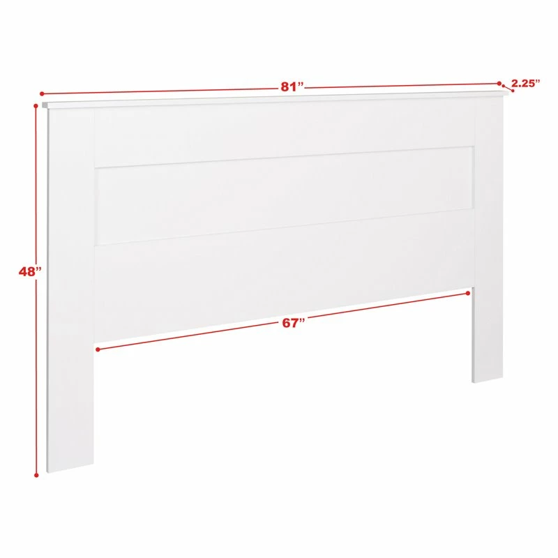 Cheap ๐ฅฐ Pemberly Row Traditional King Flat Panel Headboard In White ๐คฉ - Image 6