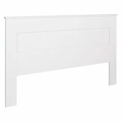 Cheap 🥰 Pemberly Row Traditional King Flat Panel Headboard In White 🤩