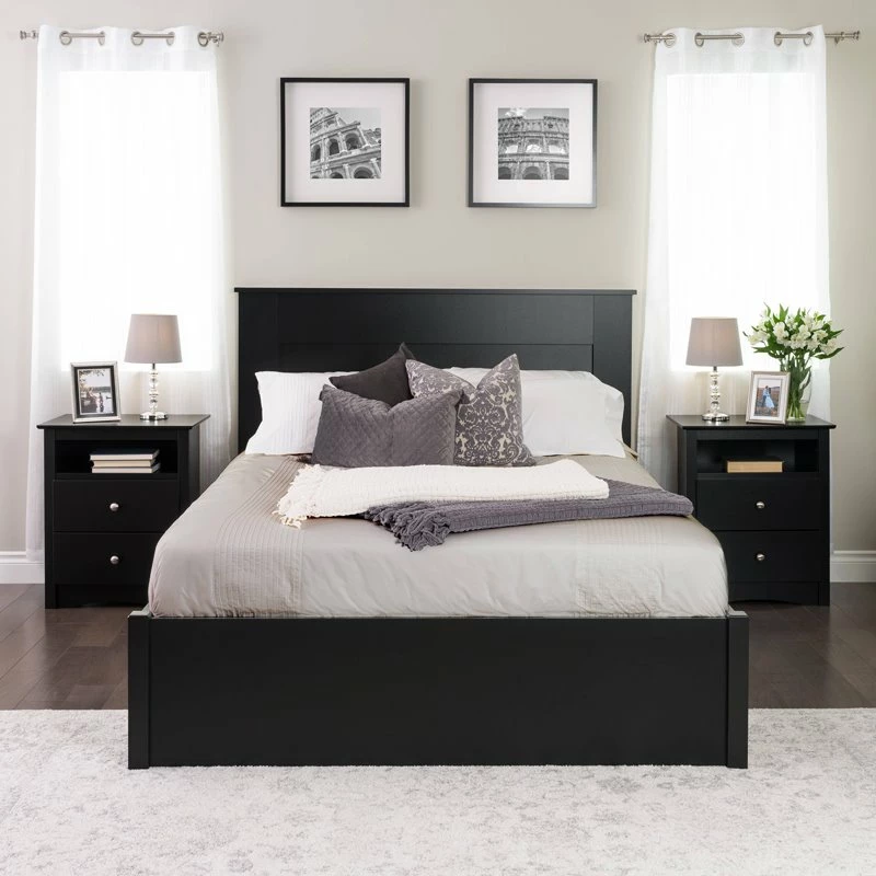 Deals β¨ Pemberly Row Traditional Queen Flat Panel Headboard In Black π₯° 5 Deals β¨ Pemberly Row Traditional Queen Flat Panel Headboard In Black π₯° - Image 5
