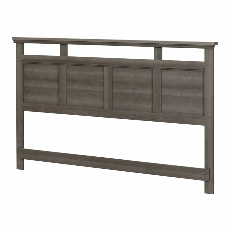 Outlet ๐ Pemberly Row Contemporary Queen King Panel Headboard In Gray Maple ๐ฅ