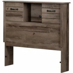 Promo 🌟 Pemberly Row Contemporary Twin XL Wood Bookcase Headboard In Fall Oak 🛒