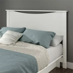 Promo 🔥 Pemberly Row Mid-Century Full Queen Panel Headboard In Pure White 🧨