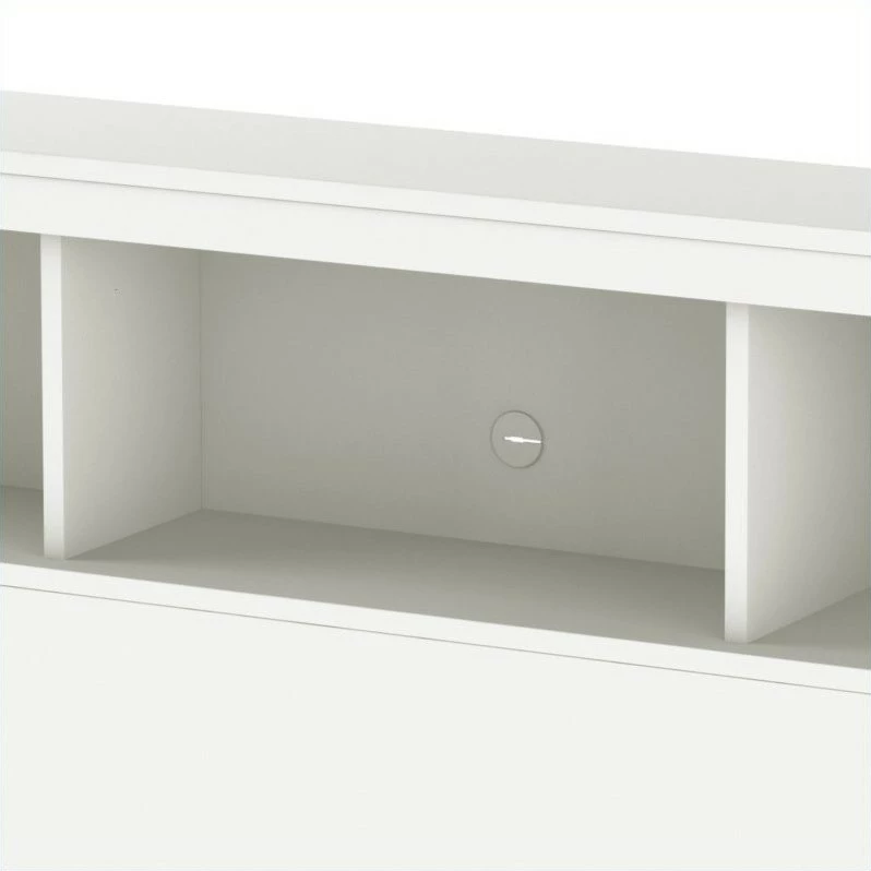 Coupon ⌛ Pemberly Row Traditional Full Bookcase Headboard In White 🔥 - Image 3