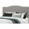 Best Pirce ❤️ Bowery Hill Full Or Queen Upholstered Nail Trim Headboard In Light Gray 🌟