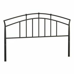 Discount ✔️ Bowery Hill Contemporary King Metal Spindle Headboard In Antique Brown 😀