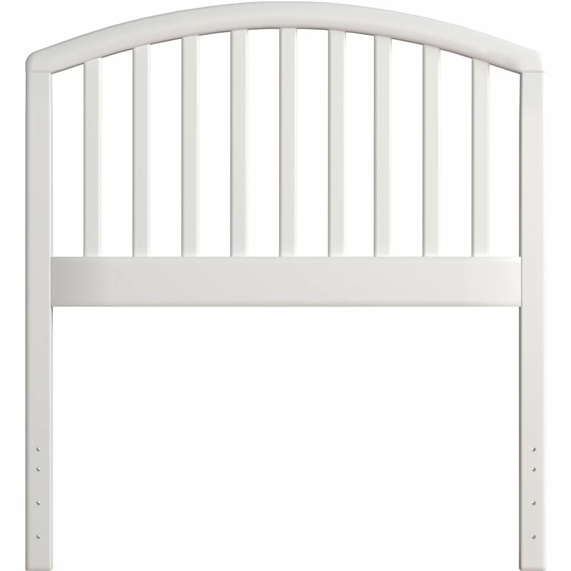 Cheap 🔔 Bowery Hill Twin Wooden Spindle Headboard In White 🎉
