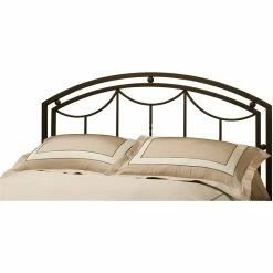 Buy 😍 Bowery Hill King Metal Spindle Headboard With Frame In Bronze 🎉