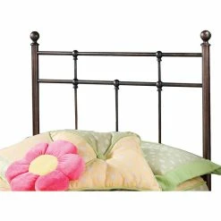 Best deal ❤️ Bowery Hill Traditional Twin Metal Spindle Headboard In Antique Bronze ❤️