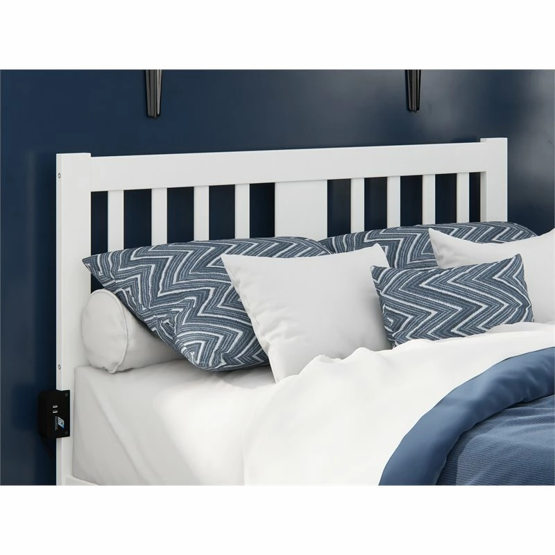 Top 10 ๐งจ Pemberly Row Full Spindle Headboard With USB Turbo Charger In White ๐คฉ - Image 2