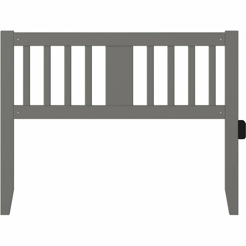 Buy ๐ Pemberly Row Full Spindle Headboard With USB Turbo Charger In Gray ๐ - Image 4