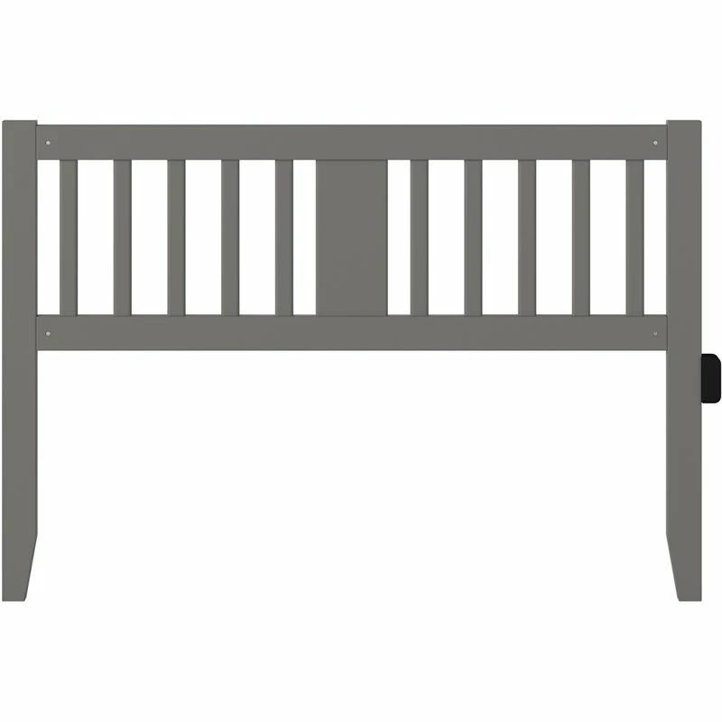 New 😍 Pemberly Row Queen Spindle Headboard With USB Turbo Charger In Gray 🛒 - Image 4