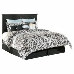 Buy โ Bowery Hill Transitional Panel Full/Queen Headboard In Black โค๏ธ