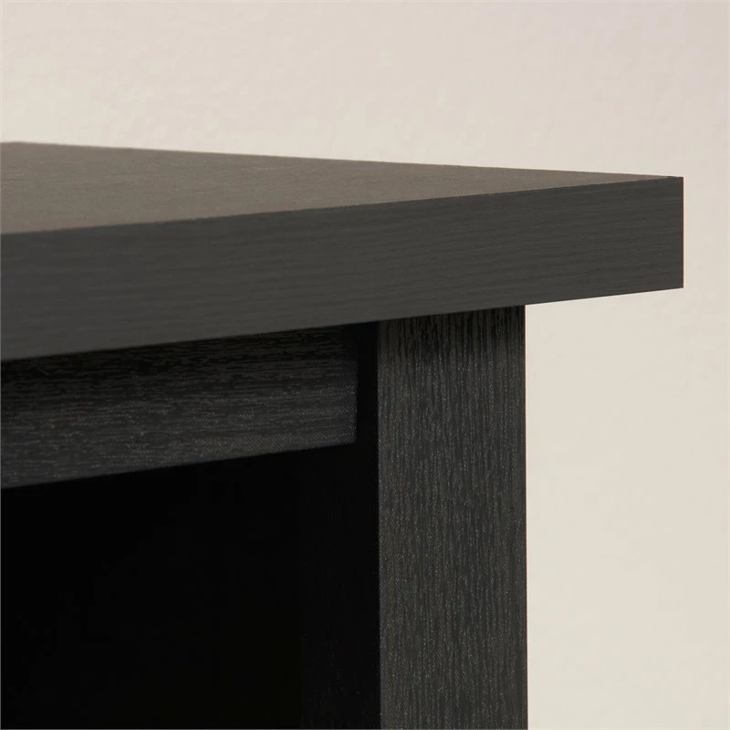 Deals 😉 Pemberly Row Twin Wooden Bookcase Headboard In Raven Oak 🌟 - Image 4