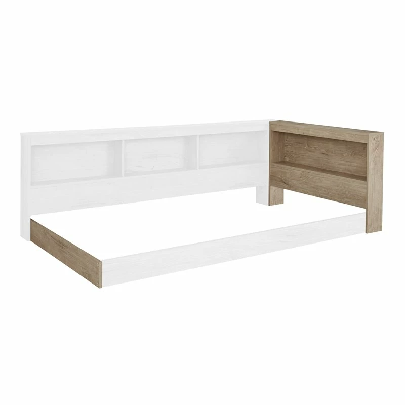 Discount 🛒 Home Square 2-Piece Set With 2 Headboard Storage Bookcases In Natural 😍 - Image 3