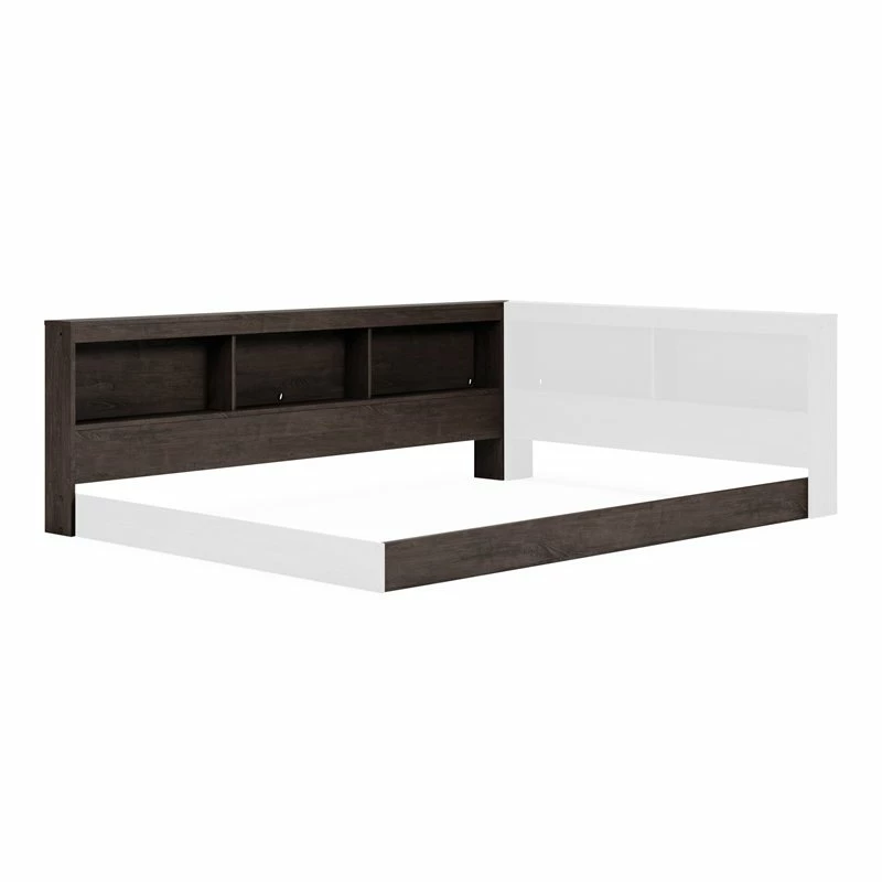 Hot Sale โจ Home Square 2-Piece Set With 2 Headboard Storage Bookcases In Black Finish ๐ - Image 3