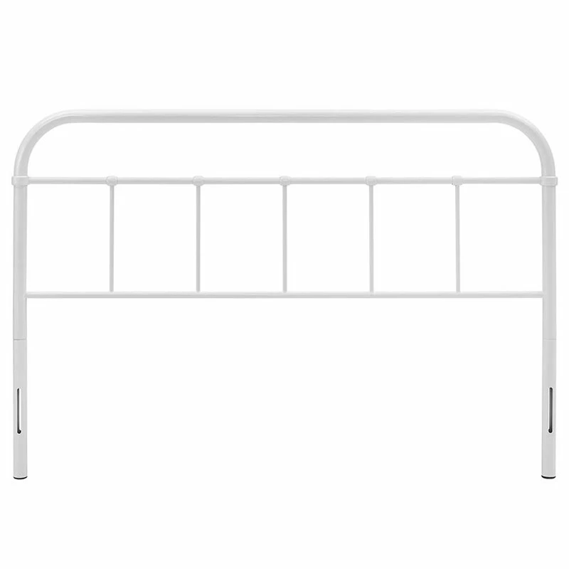 Best Pirce ๐งจ Pemberly Row Modern Full Metal Spindle Headboard In White Finish ๐ฏ - Image 3