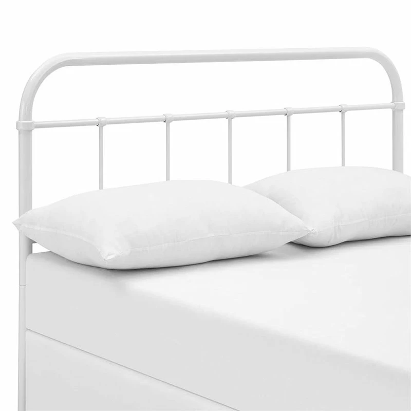 Best Pirce ๐งจ Pemberly Row Modern Full Metal Spindle Headboard In White Finish ๐ฏ - Image 4