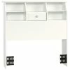 Cheap 🔥 Sauder Shoal Creek Twin Bookcase Headboard In White ✔️