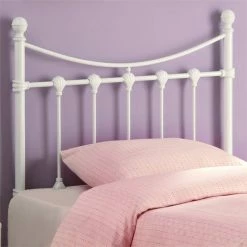 Coupon ❤️ Coaster Twin Metal Spindle Headboard In White 🛒