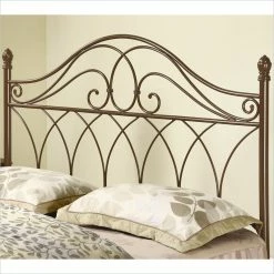 Cheap 🔔 Coaster Full Queen Metal Headboard In Brown 🧨