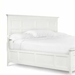 Outlet 👍 Magnussen Kentwood Queen Panel Headboard In White 🔔