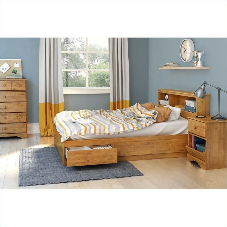 Cheapest 🎉 South Shore Little Treasures Full Bookcase Headboard In Pine 😀 - Image 2