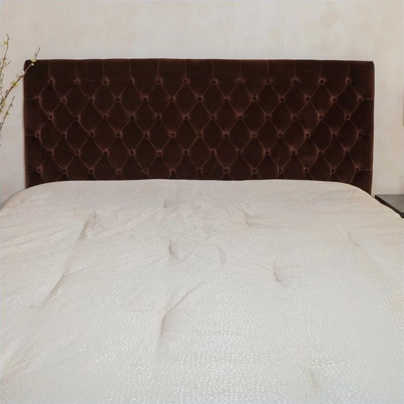 Brand new 👍 Noble House Michael Tufted Panel Headboard In Brown 🎉 - Image 3