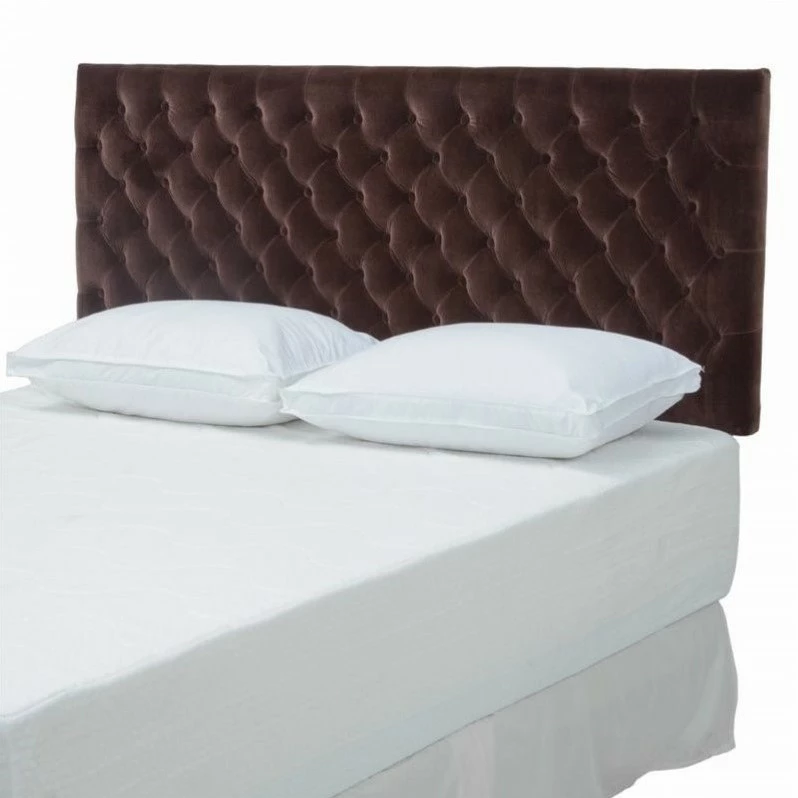 Brand new 👍 Noble House Michael Tufted Panel Headboard In Brown 🎉