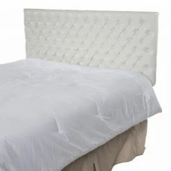 Discount 🧨 Noble House Sioux Adjustable Queen-Full Tufted Panel Headboard In Ivory 🧨