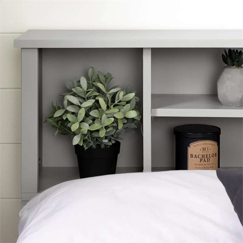 Cheap ๐ฅ South Shore Vito Full-Queen Bookcase Headboard In Gray โ๏ธ - Image 10