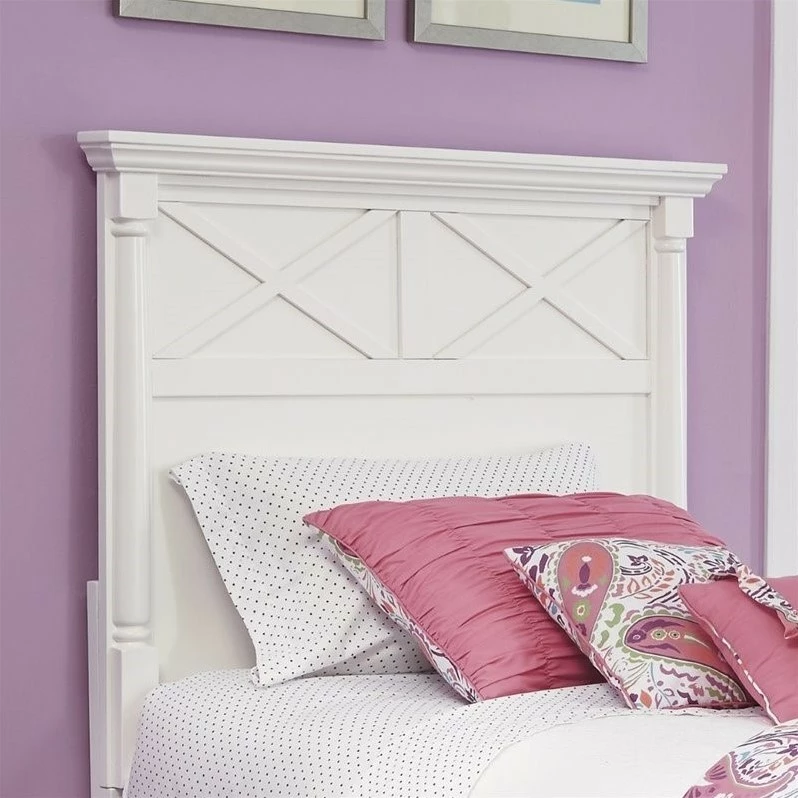 Hot Sale 😍 Ashley Furniture Kaslyn Wood Twin Panel Headboard In White 😍 - Image 2