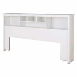 Wholesale ๐ Prepac Monterey King Bookcase Headboard In White ๐