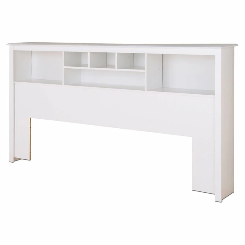 Wholesale ๐ Prepac Monterey King Bookcase Headboard In White ๐